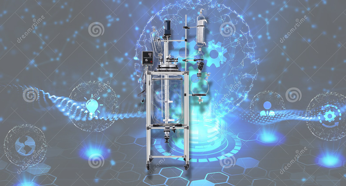 How to install double glass reactor?