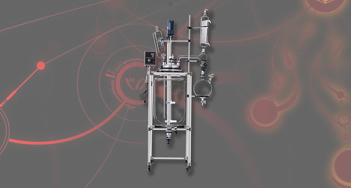 What is the material selection of jacketed glass reactor?